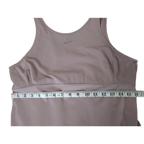 Nike Bliss Training Dress Womens L Mauve Attached Shorts Athletic Tennis - Picture 14 of 15